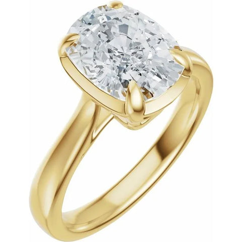 14K Yellow Gold 2 CTW Lab-Grown Diamond Engagement Ring