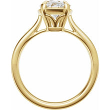 14K Yellow Gold 2 CTW Lab-Grown Diamond Engagement Ring