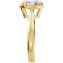 14K Yellow Gold 2 CTW Lab-Grown Diamond Engagement Ring