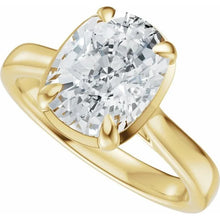 14K Yellow Gold 2 CTW Lab-Grown Diamond Engagement Ring
