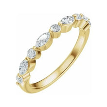 14K Yellow Gold 1/2 CTW Lab-Grown Diamond Band