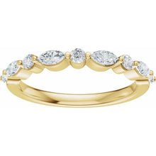 14K Yellow Gold 1/2 CTW Lab-Grown Diamond Band