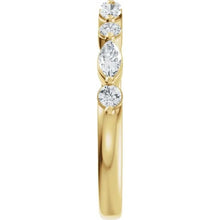 14K Yellow Gold 1/2 CTW Lab-Grown Diamond Band