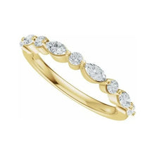 14K Yellow Gold 1/2 CTW Lab-Grown Diamond Band