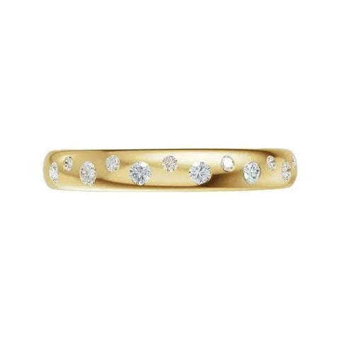 14K Yellow Gold 1/5 CTW Lab-Grown Diamond Anniversary Band