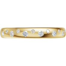 14K Yellow Gold 1/5 CTW Lab-Grown Diamond Anniversary Band
