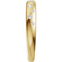 14K Yellow Gold 1/5 CTW Lab-Grown Diamond Anniversary Band