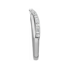 14K White Gold 1/2 CTW Lab Grown Diamond Contour Band