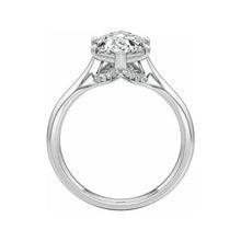 14K White Gold 2 1/6 CTW Lab-Grown Diamond Engagement Ring
