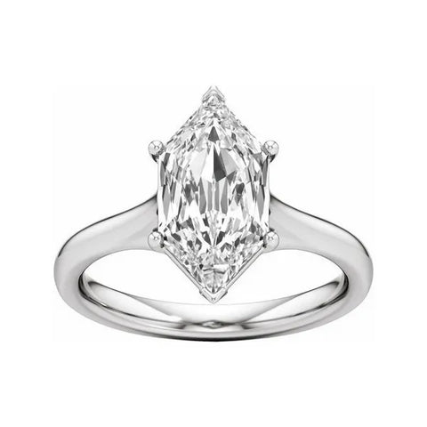 14K White Gold 2 1/6 CTW Lab-Grown Diamond Engagement Ring