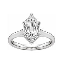 14K White Gold 2 1/6 CTW Lab-Grown Diamond Engagement Ring