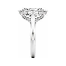 14K White Gold 2 1/6 CTW Lab-Grown Diamond Engagement Ring
