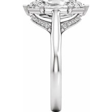 14K White Gold 2 1/6 CTW Lab-Grown Diamond Engagement Ring