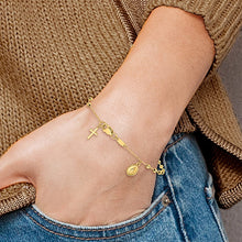 Gold Miraculous Medal Bracelets