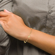 Gold Polished Cross Bracelets