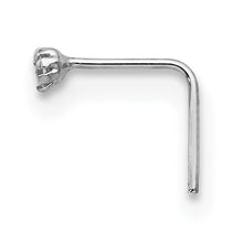 10k White Gold 1.5mm Set Of 3 CZ Nose Studs