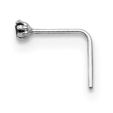 10k White Gold 1.5mm Set Of 3 CZ Nose Studs