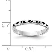 Stackable Expressions Personalized Heart Rings