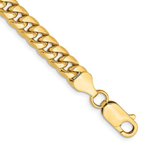 Gold (10K & 14K) Semi-Solid Miami Cuban Chain