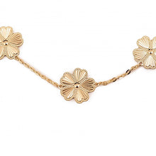 5 Station Floral Motif Bracelet