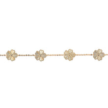 5 Station Floral Motif Bracelet