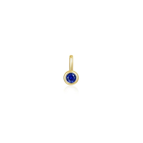 September Birthstone Charm Pendant