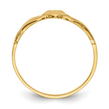 14k Ladies Polished Claddagh Ring