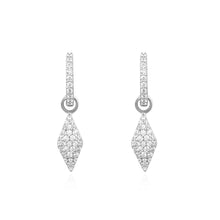 Silver pave Sparkle Huggies