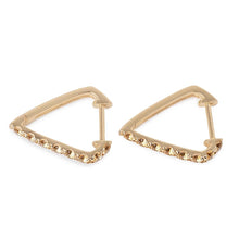 Pointed V-Shape Hoops