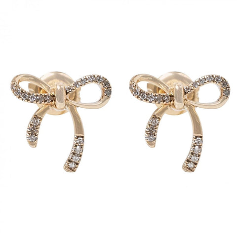 Petite Bow Stud Earrings