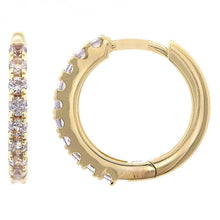 Birthstone Huggie Hoops
