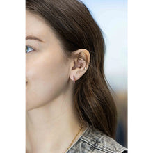 Birthstone Huggie Hoops