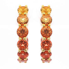Inside Out Gemstone Huggie Earrings