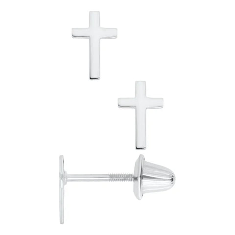 KK Sterling cross earrings