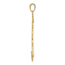 14K Large Map with ITALY Pendant