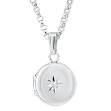 KK SS SM Round diamond locket