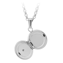 KK SS SM Round diamond locket