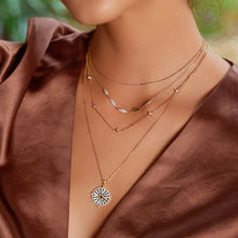 Gold Stars Station Necklace