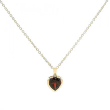 Bezel Set Pendant Necklace with Gemstone Accent