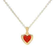 Bezel Set Pendant Necklace with Gemstone Accent