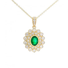One Of A Kind Oval Emerald Necklace