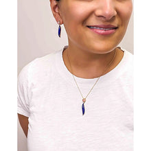 Supernal Swoosh Lapis Necklace