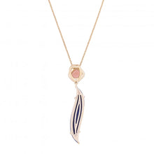 Supernal Swoosh Lapis Necklace