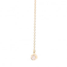 Lariat Necklace With Gemstone Trio And Drop Diamonond Necklace