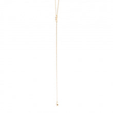 Lariat Necklace With Gemstone Trio And Drop Diamonond Necklace