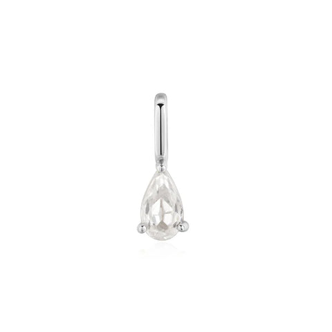 Silver Tear Drop Charm