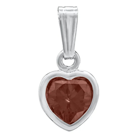 KK SS Heart pendant    jan cz