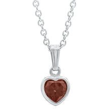 KK SS Heart pendant    jan cz