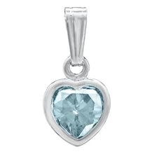 KK SS Heart pendant    march cz