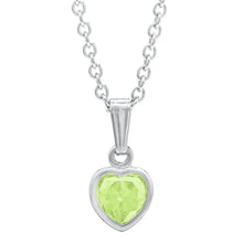 KK SS Heart pendant    aug cz